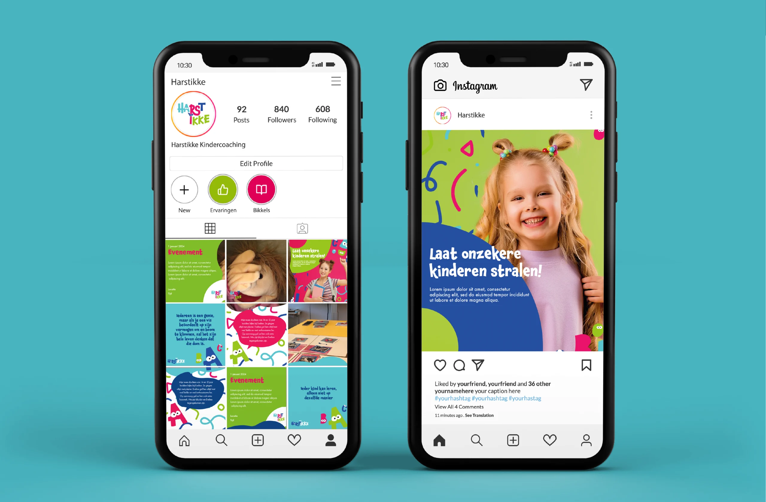 Harstikke Instagram Mockup
