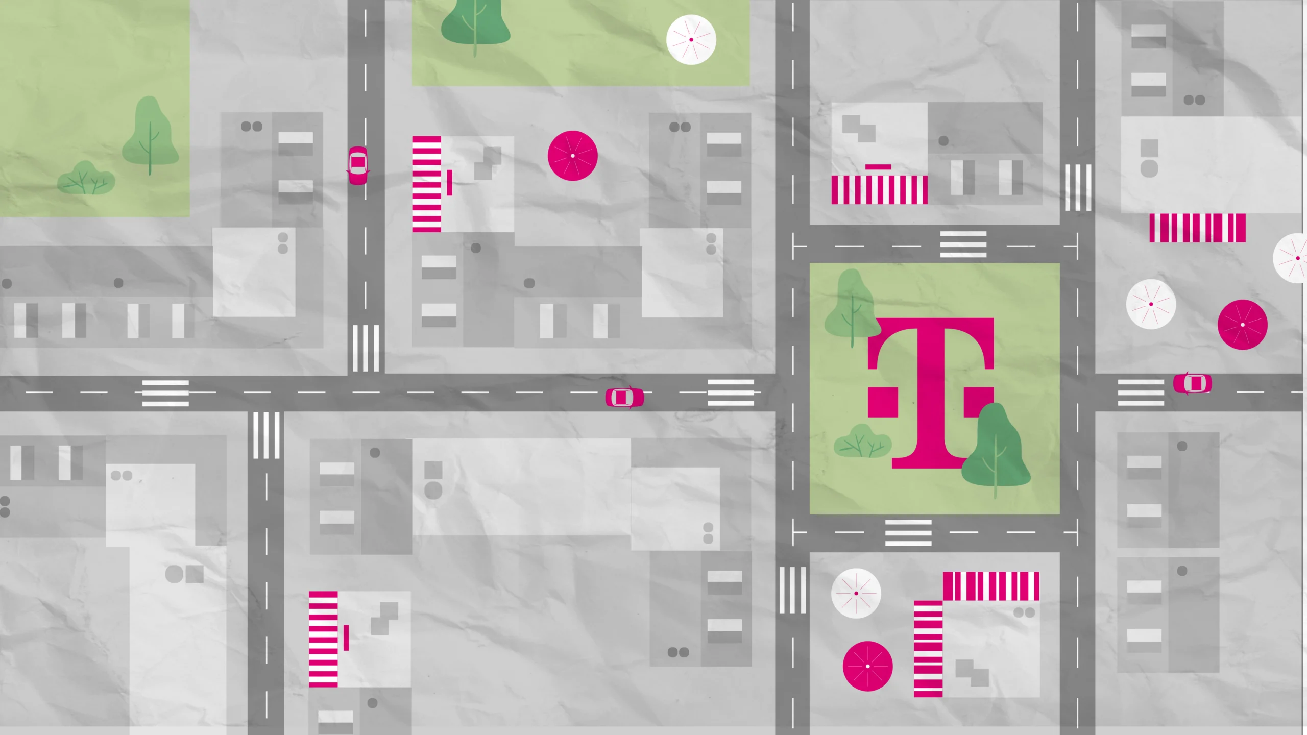 T-Square Illustration Map